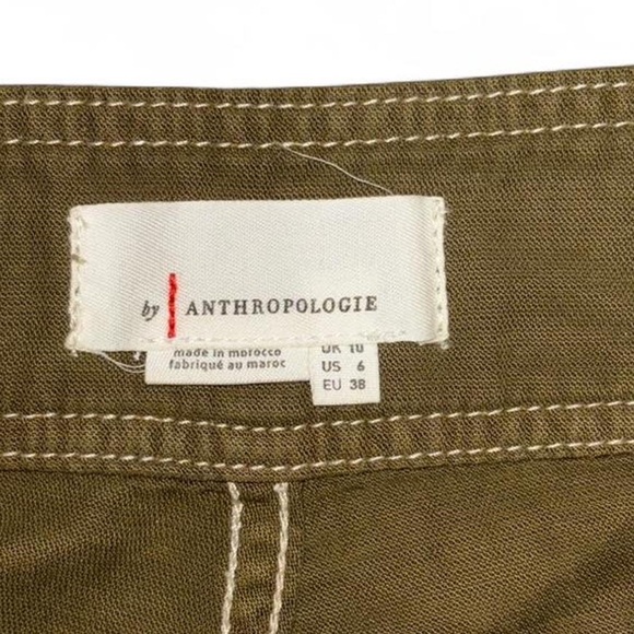 anthropology Green High-Waisted Pants - Picture 4 of 7